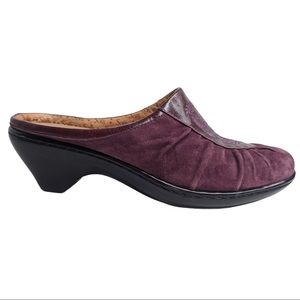 Sofft Purple Paisley Leather mules - 6.5